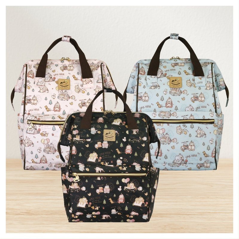 【懒日子-大开口后背包】大容量加厚型防撞旅行防水后背包 - 后背包/双肩包 - 防水材质 