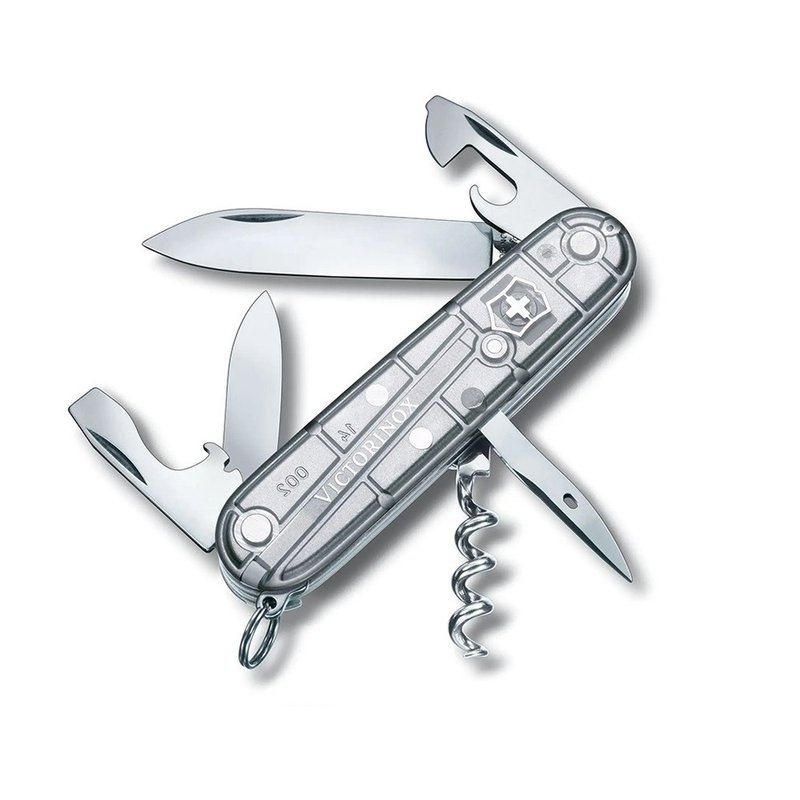 VICTORINOX 瑞士维氏 瑞士刀 Spartan 12用 91mm 透明 1.3603.T7 - 露营用品 - 不锈钢 透明