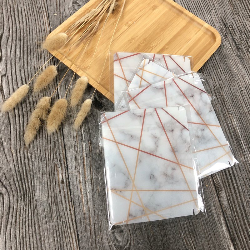 一套10个随身口罩套 (云石纹) - 口罩 - 塑料 白色