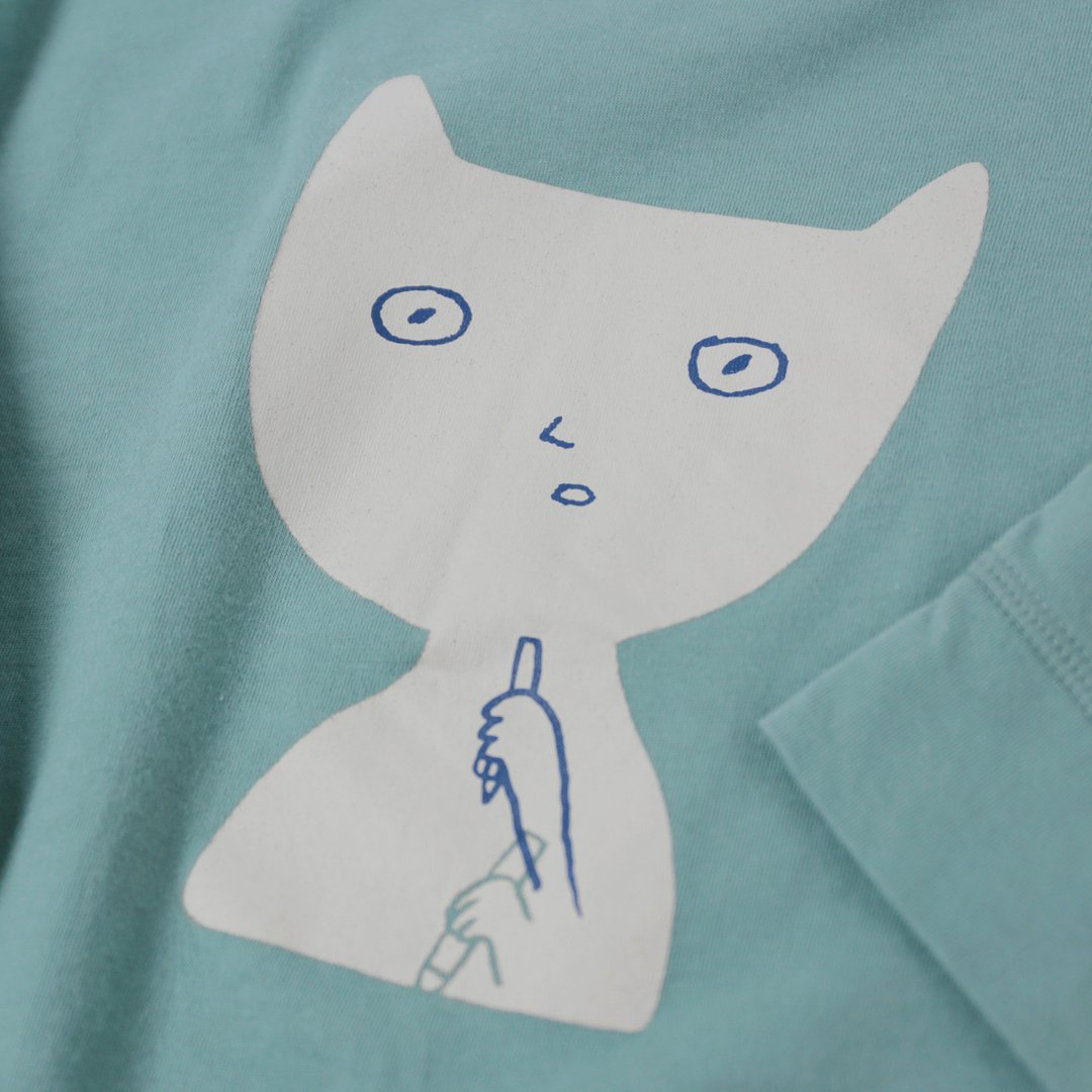 我好像有梦过 t-shirt - 女装上衣 - 棉 绿色