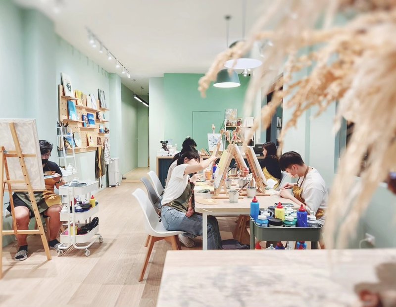 台中画室│绘画课程体验│零基础绘画│预约上课│小班制│包场 - 插画/绘画/写字 - 棉．麻 