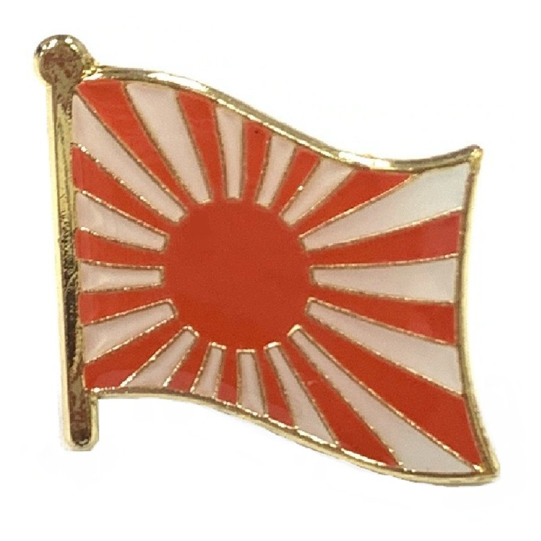 Japanese Navy Rising Sun Flag日本海军 旭日旗金属饰品 配饰 别 - 胸针 - 其他材质 多色