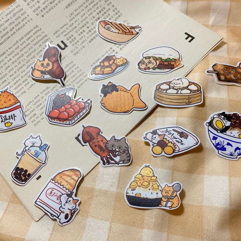 夜市系列防水小贴纸 - 贴纸 - 防水材质 