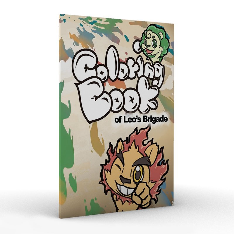莱欧斯旅团角色着色本Coloring Book of Leo's Brigade - 刊物/书籍 - 纸 多色