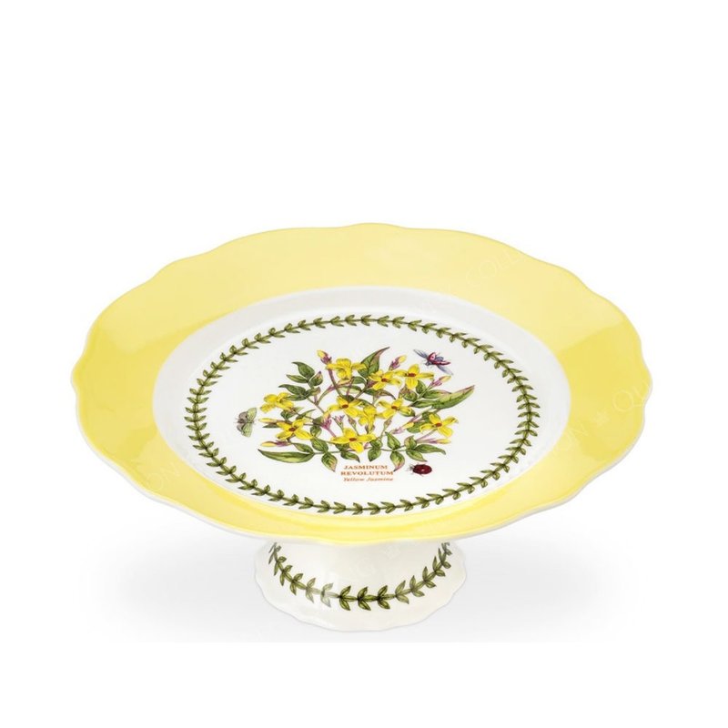 Terrace系列-21CM高脚蛋糕盘-鲜黄-原厂盒装 - 碗 - 瓷 黄色