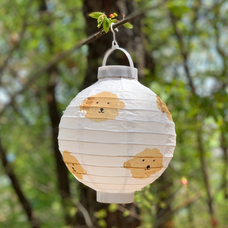 Hand painting paper lighting - 灯具/灯饰 - 纸 白色