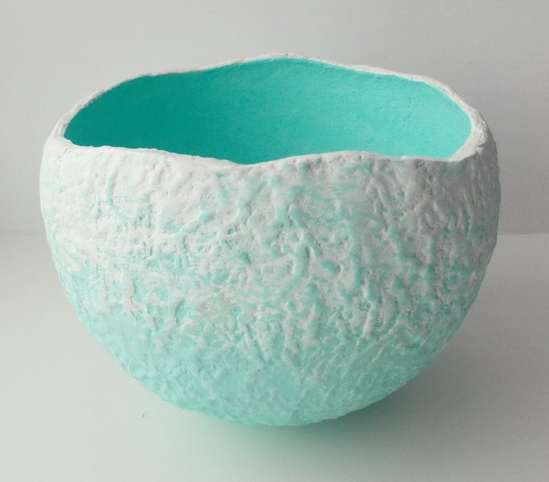 室内装饰花瓶纸浆绿松石家居装饰女士礼物海洋风格 - 花瓶/陶器 - 其他材质 多色