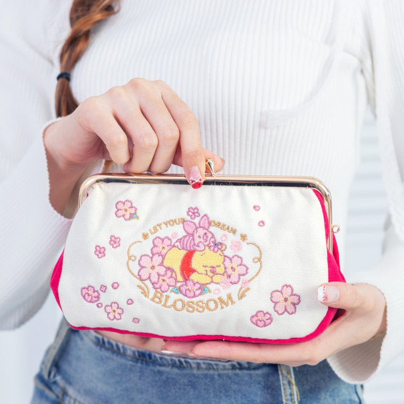 迪士尼刺绣口金化妆包(共两款) - 化妆包/杂物包 - 其他人造纤维 多色