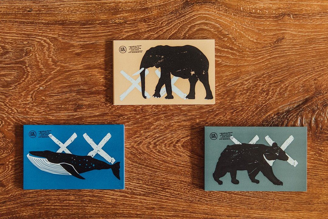 D&L明信片 手写系列 - 卡片/明信片 - 纸 蓝色
