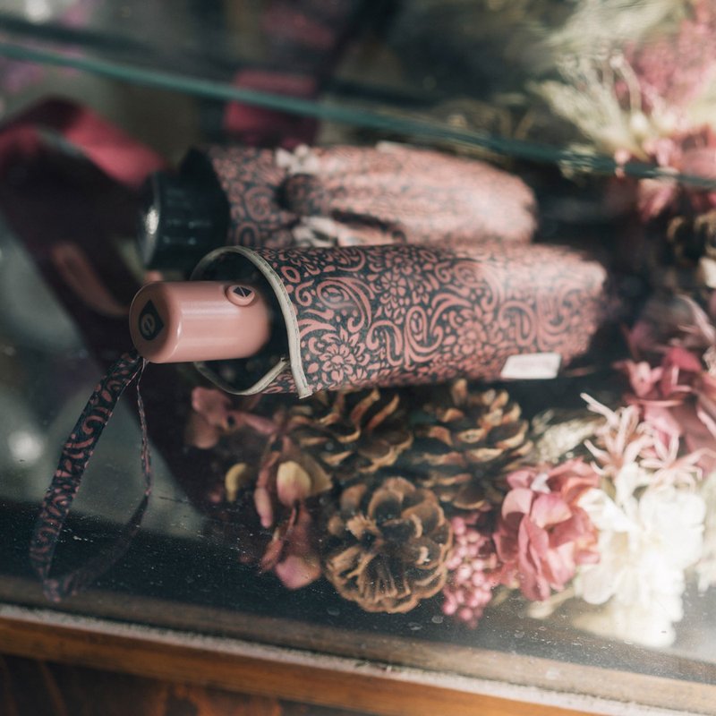 【Ezpeleta】10451 花样年华抗UV轻量自动折伞 - 雨伞/雨衣 - 其他材质 