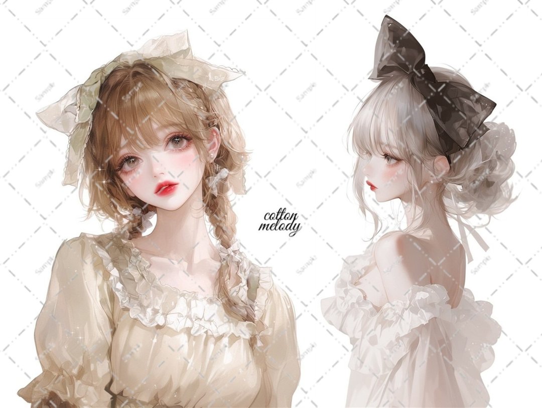 原创贴纸 no.5823 人物贴纸 原创贴纸 人物贴纸 女孩贴纸 原创人物贴纸 - 贴纸 - 纸 