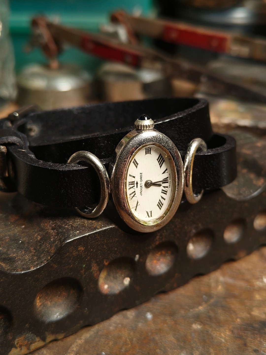JAQUET-DROZ女仕机械古董表 - 女表 - 其他金属 银色
