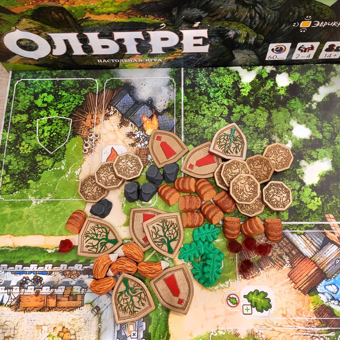 与 Oltréé 棋盘游戏兼容的豪华资源代币 - 桌游/玩具 - 其他材质 