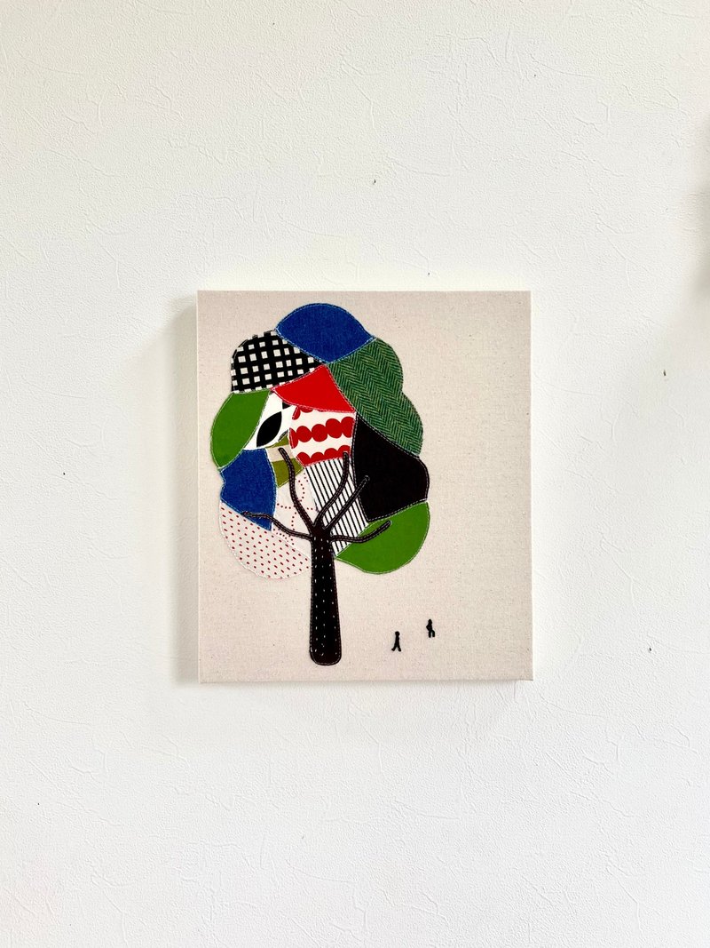 Fabric panel Those who cannot live without light 30 × 35 - 海报/装饰画/版画 - 棉．麻 多色