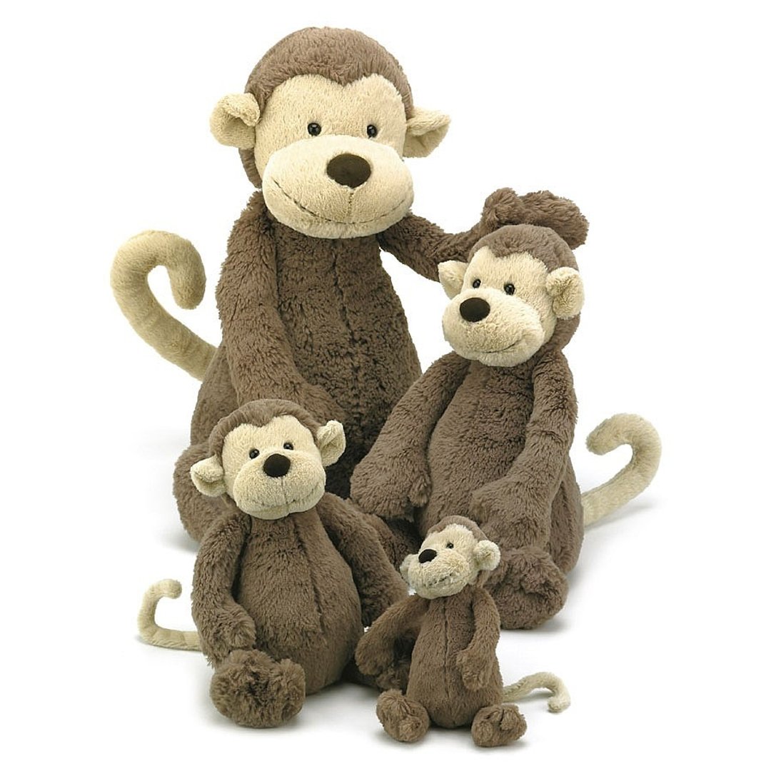 Bashful Monkey 猴子 51cm - 玩偶/公仔 - 聚酯纤维 咖啡色