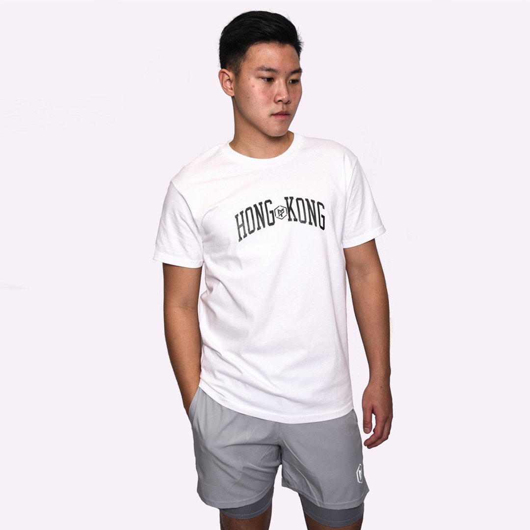 MT【HONG KONG】Compose T-Shirt - 男装上衣/T 恤 - 棉 白色