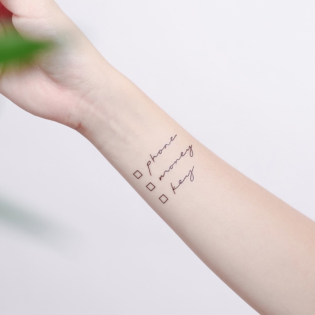 刺青纹身贴纸 / 日常清单 Surprise Tattoos - 纹身贴 - 纸 黑色