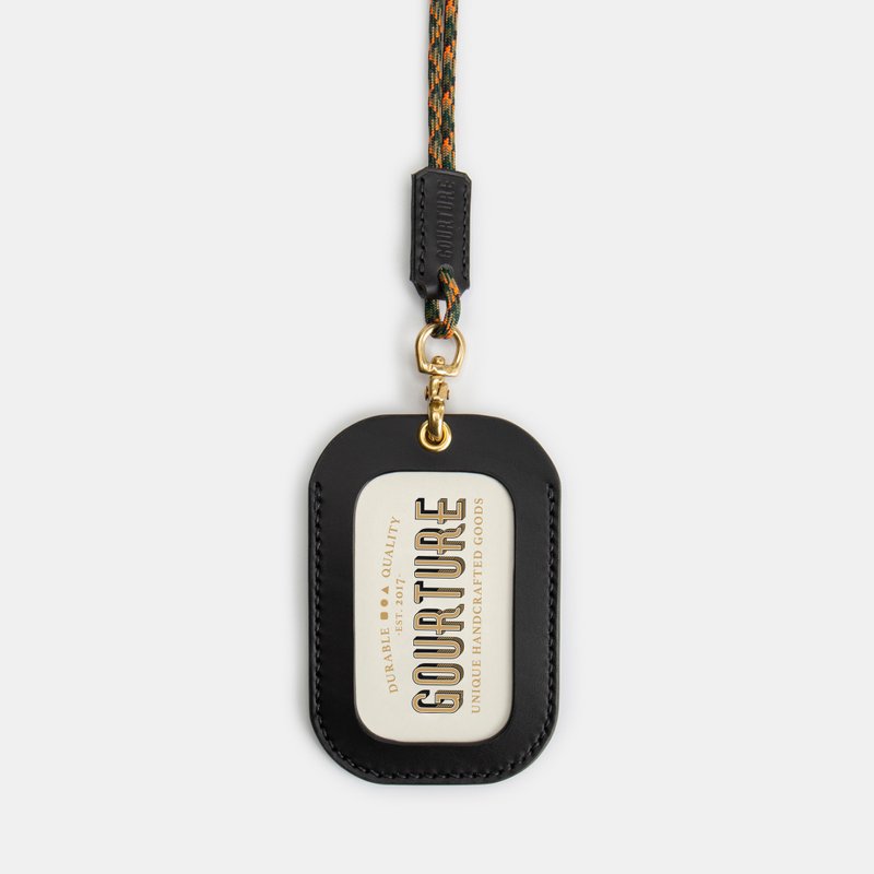 GOURTURE - 直式证件套 / 识别证套 / 悠游卡套【佐墨黑】 - 证件套/卡套 - 真皮 黑色