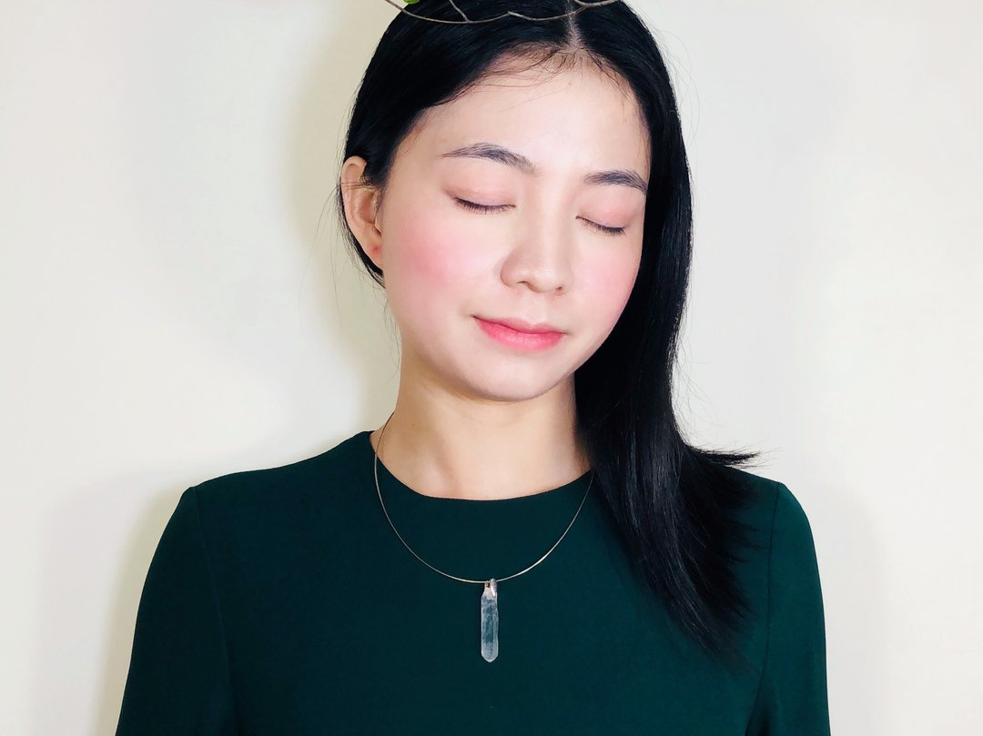 和风水晶925纯银项链 独一无二的天然水晶 水晶纯银项链 纯银饰物 - 项链 - 水晶 透明