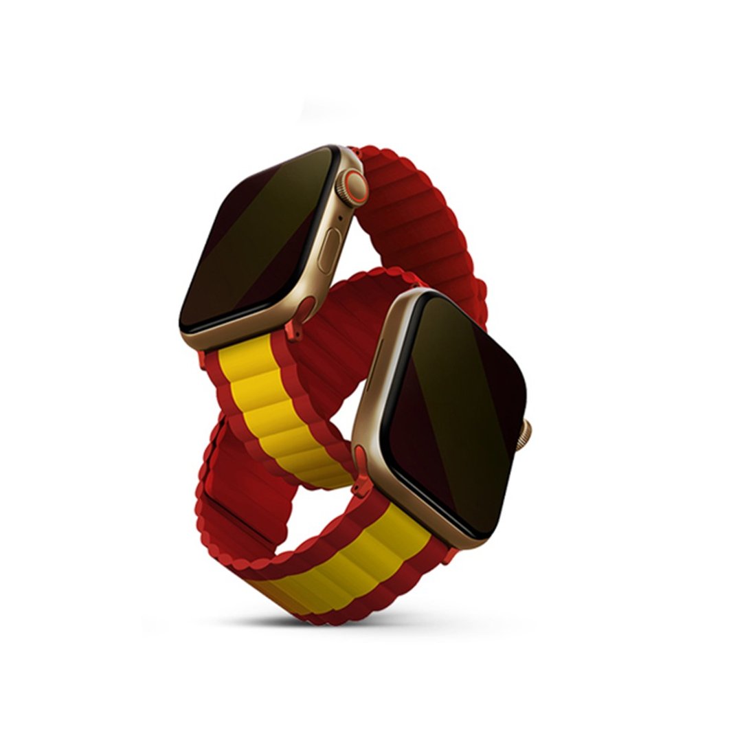 Apple Watch Revix 世足限定 防水磁吸表带 44/45/49mm-西班牙红 - 表带 - 硅胶 红色