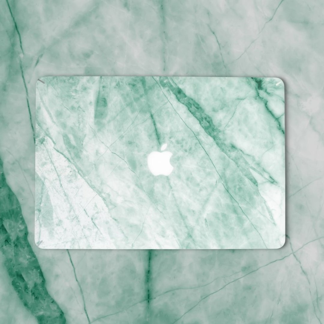 香港品牌 Sell Good 原创大理石纹理 MacBook 贴膜 保护贴 - 宝石绿 - 平板/电脑保护壳 - 其他材质 绿色