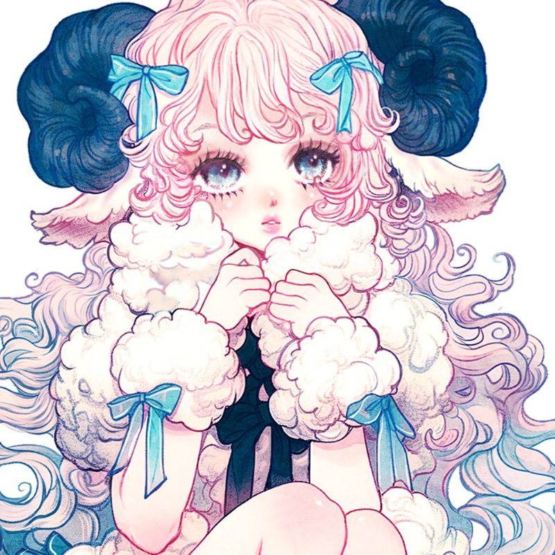 原创贴纸【counting sheep B】 - 贴纸 - 纸 