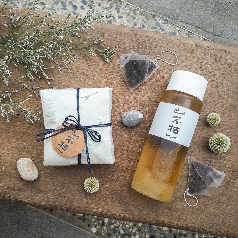 【Pinkoi 限定色】独家贩售・夏日冷泡茶体验组 - 茶 - 新鲜食材 白色