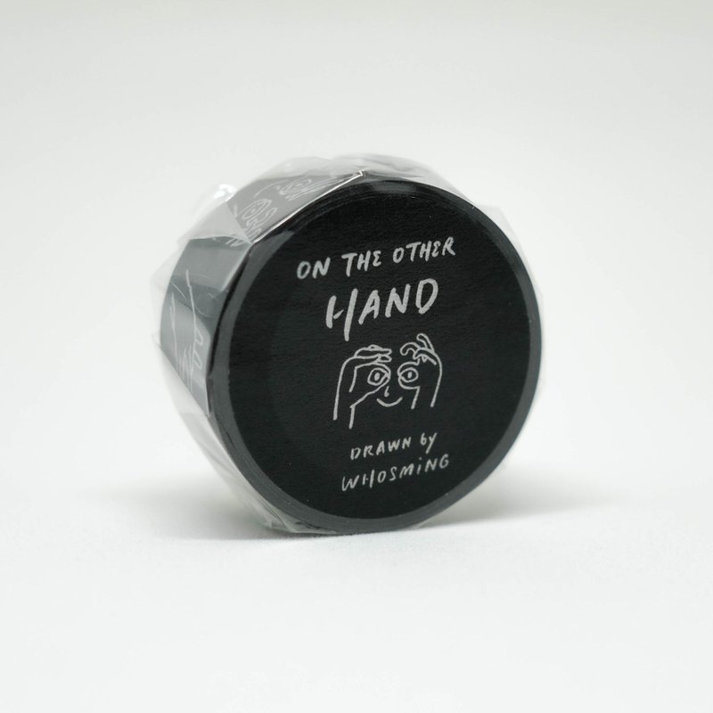 WHOSMING日本制纸胶/ON THE OTHER HAND - 黑 - 纸胶带 - 纸 黑色