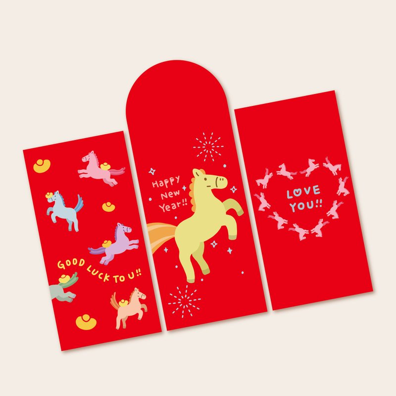 2026年 马年红包袋  6入 - 红包/春联 - 纸 红色