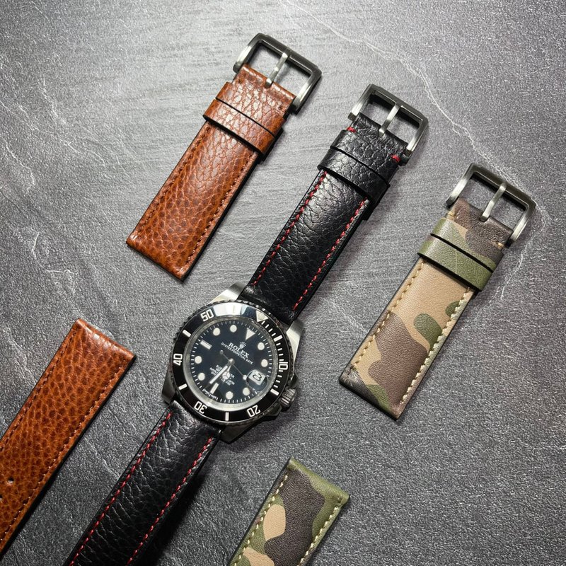 Rolex 劳力士 表带 皮表带 皮革表带 黑水鬼 绿水鬼 水鬼 可乐圈 - 表带 - 真皮 