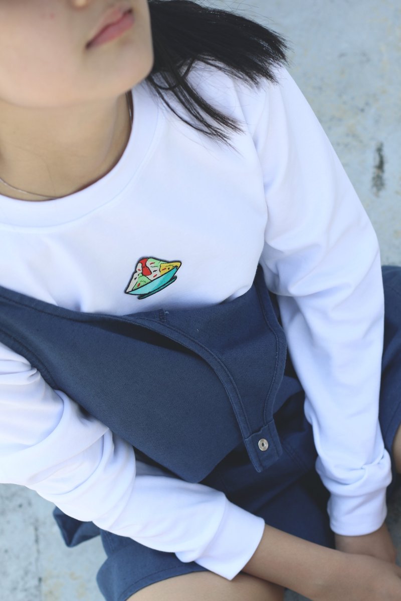 真肥计划－马来西亚美食 刺绣长袖上衣 - 其他 - 棉．麻 透明