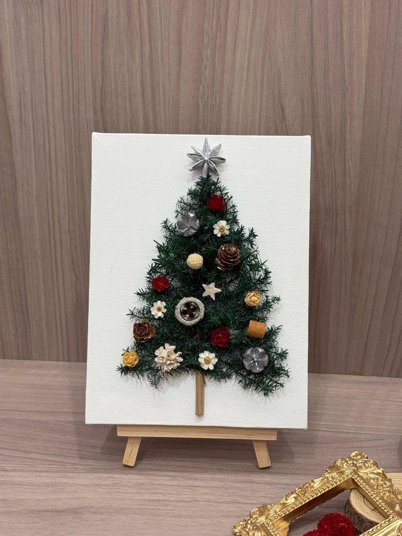圣诞限定 画布圣诞树 - 干燥花/捧花 - 植物．花 