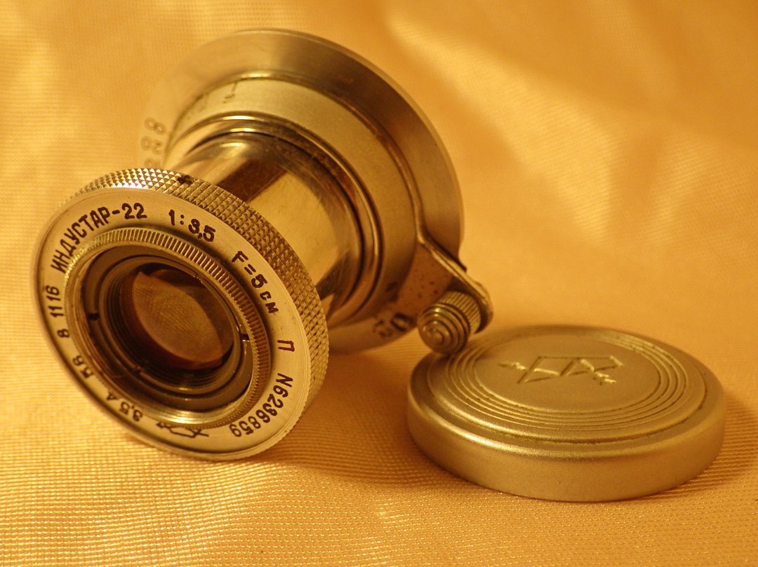 INDUSTAR-22 50mm f3.5 3.5/50mm RED P 镜头 M39 LTM Leica Zork - 相机 - 玻璃 