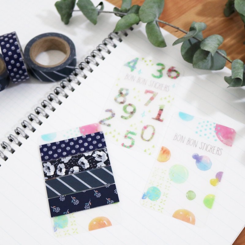 纸胶带分装片6入 - 纸胶带 - 塑料 