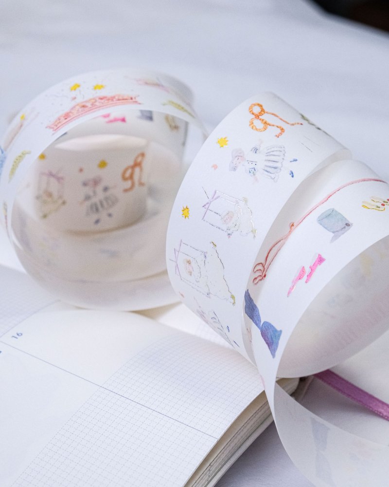 旋律之外 - Foil PET 纸胶带 | 3.5cm x 5m - 贴纸 - 纸 