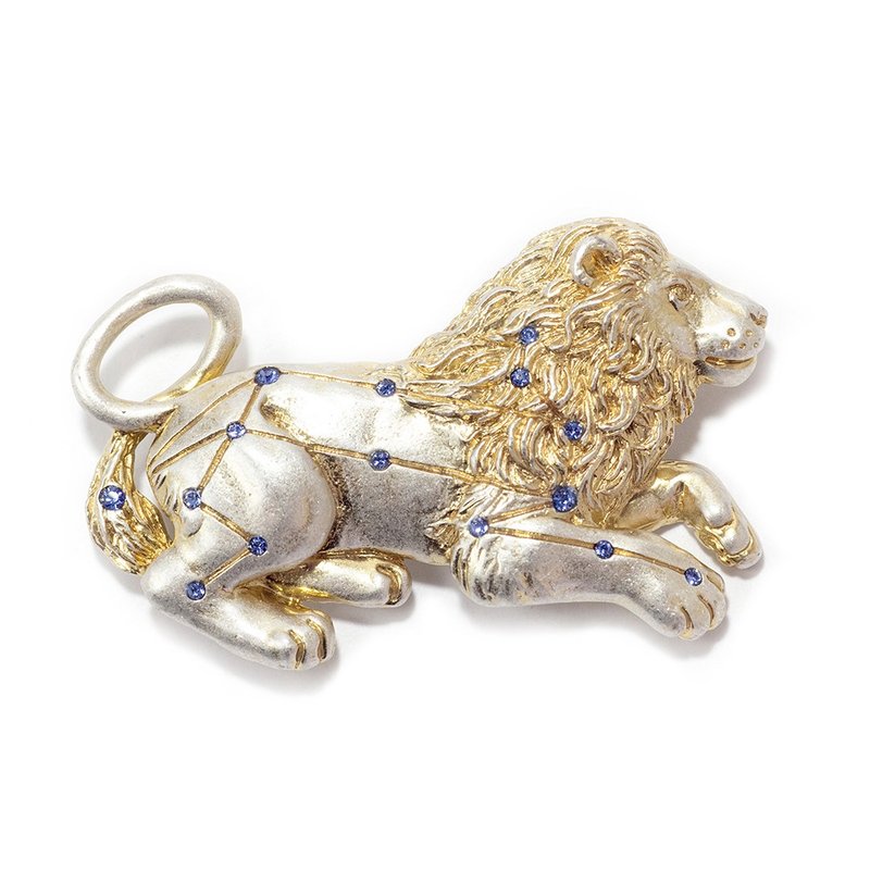 しし座ブローチ Leo PB139 - 胸针 - 其他金属 银色