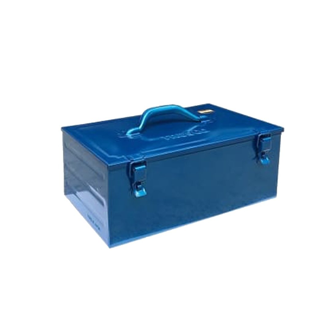 【Trusco】专业型双层工具箱(上提把)-铁蓝 - 收纳用品 - 其他金属 蓝色