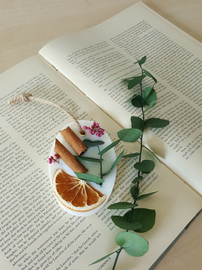 smile 薰香砖/居家摆饰/送礼/ 干燥花 - 香薰/精油/线香 - 蜡 咖啡色