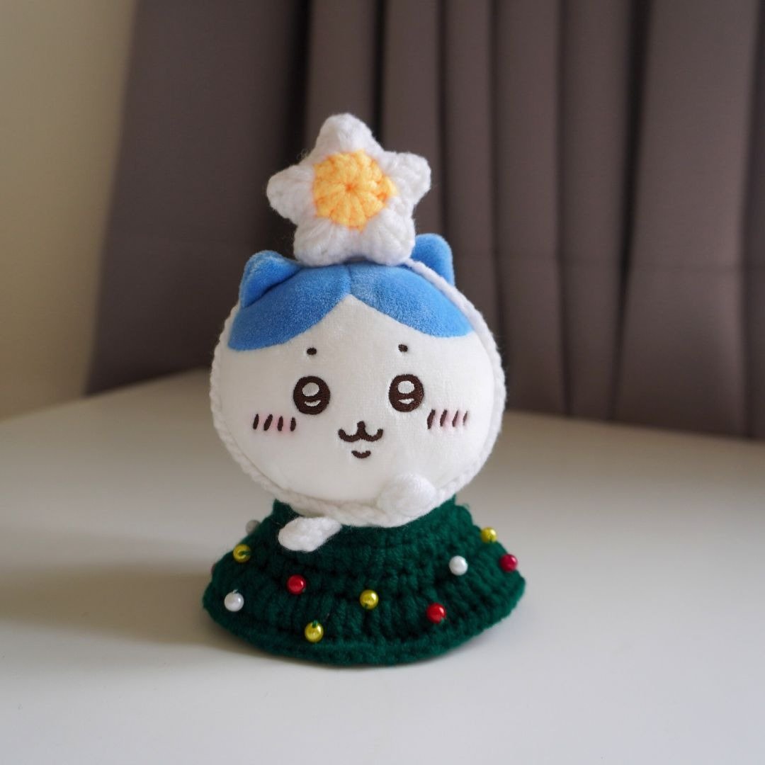 吉伊卡哇娃衣-我是一棵圣诞树(白星星) 赠娃衣收纳盒 不含娃娃 - 玩偶/公仔 - 棉 白色