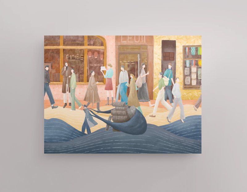 挂画(含挂绳) / 01 - 以为的美好前程 - 海报/装饰画/版画 - 纸 多色