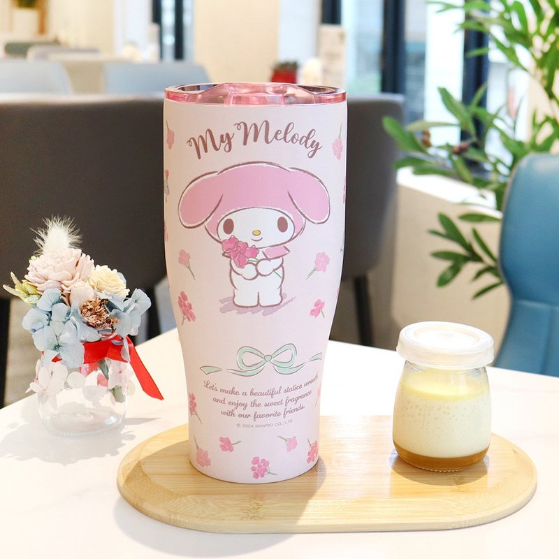 【Sanrio 三丽鸥】 不锈钢真空酷乐杯 冰霸杯900ml- 美乐蒂 - 保温瓶/保温杯 - 不锈钢 蓝色