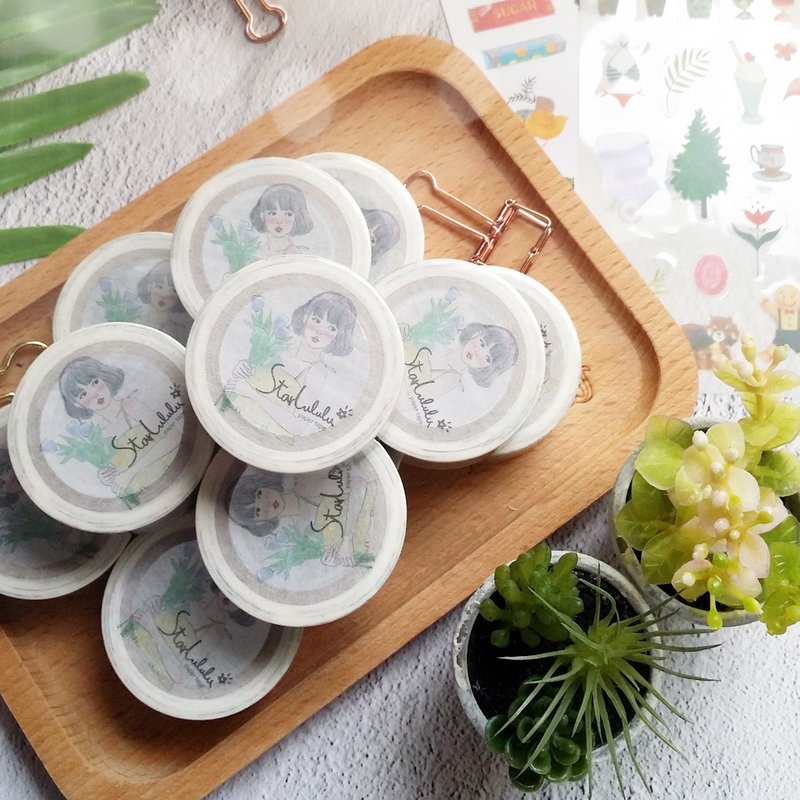 2cm纸胶带 / 勇气&花漾少女 - 纸胶带 - 纸 