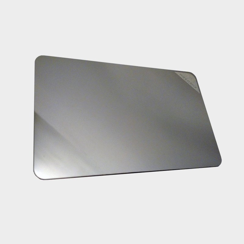 Mini Mirror 鋼卡隨身鏡 - 彩妆刷具/镜子/梳子 - 其他金属 银色