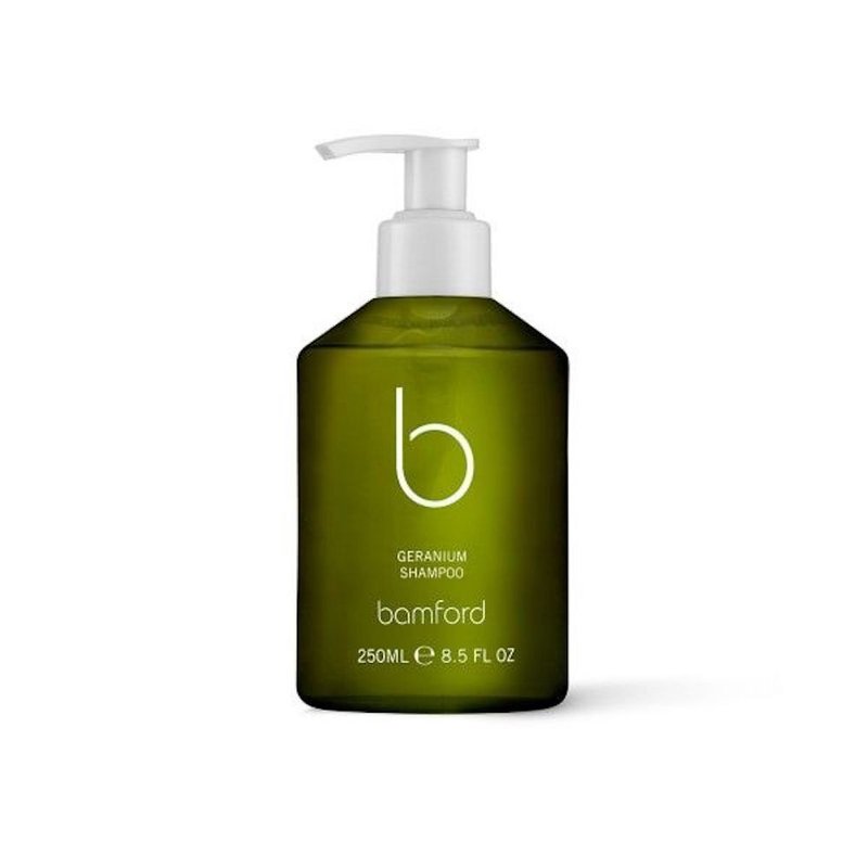 【夏季热销】Bamford 天竺葵洗发露 250ml - 洗发用品 - 玻璃 绿色