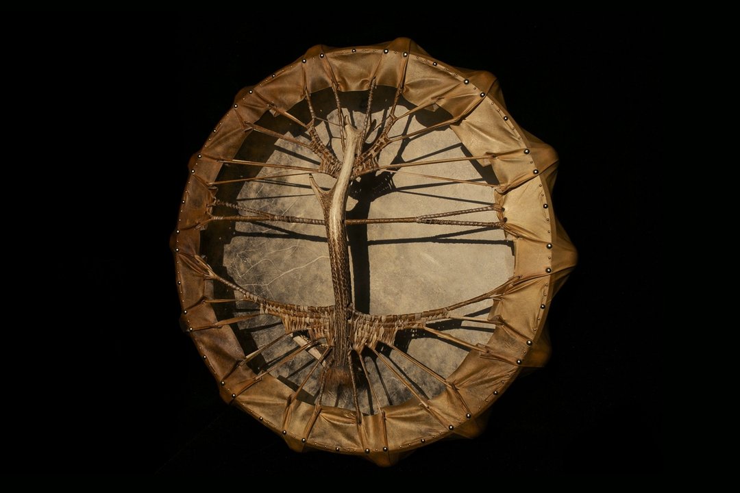 UltreyaDrums 维京马皮萨满鼓 鹿角握把 - 吉他/乐器 - 其他材质 