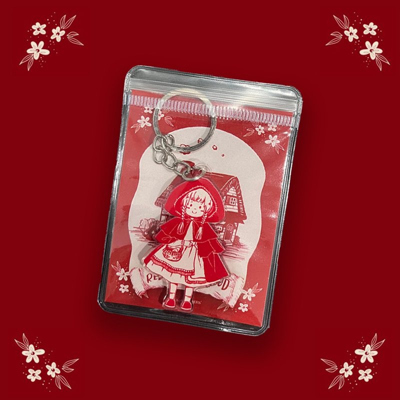 小红帽 钥匙圈 - 钥匙链/钥匙包 - 压克力 红色