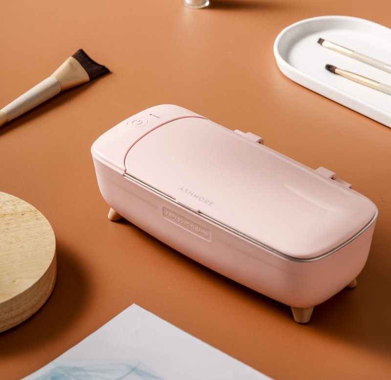 韩国 ASHMORE 超声波清洗机-樱花粉 !双11优惠! 免费送高效清洗液 - 其他 - 塑料 粉红色