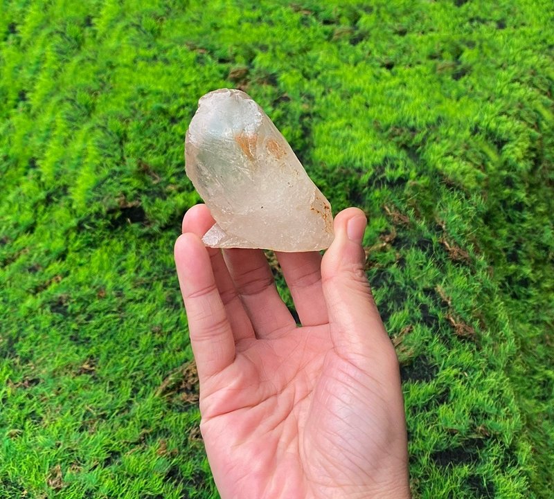 能量摆件-天然原矿白水晶簇 消磁净化 疗愈 开运 净化 快速出货 - 摆饰 - 水晶 白色