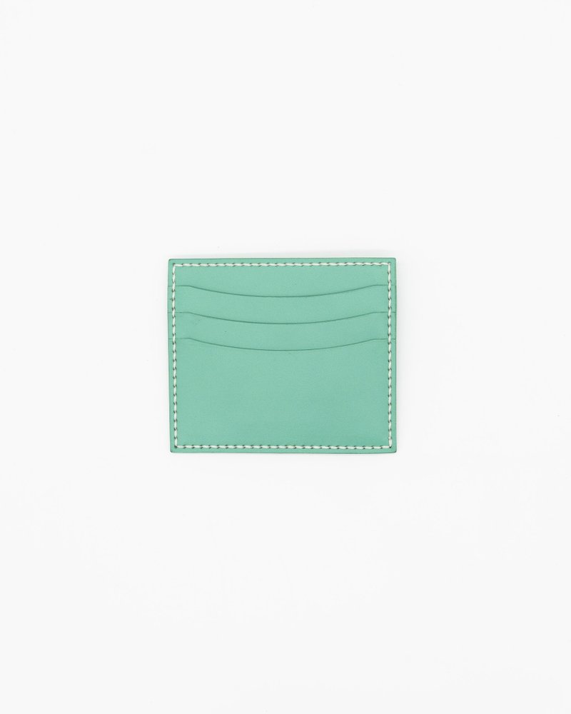 三卡拉链零钱卡套 | 手缝皮革完成品 |  BSP224 - 皮件 - 真皮 