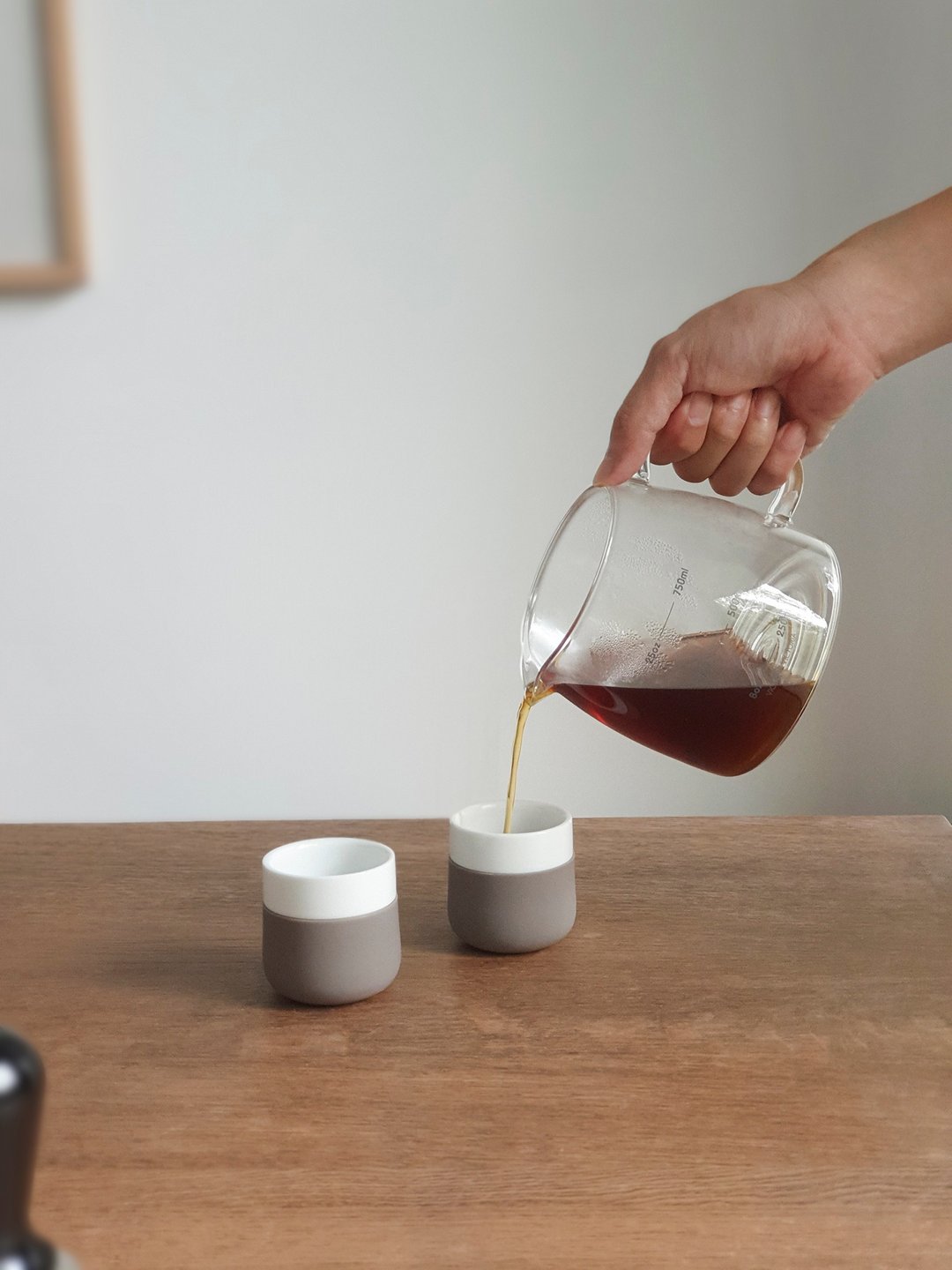 TRIVOC espresso cups陶瓷硅胶对杯组(灰) - 其他杯子 - 瓷 灰色
